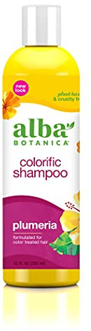 Alba Botanica Natural Hawaiian Shampoo Colorific Plumeria 350ml by Alba Botanica