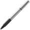 LAMY accent Tintenroller 396 – Rollpen aus Aluminium mit austauschbarem Griffstück aus Kautschuk und massivem, abgefedertem Edelstahlclip – Tintenroller-Mine M 63 schwarz – Strichbreite M, 12 x 12 x 143 mm