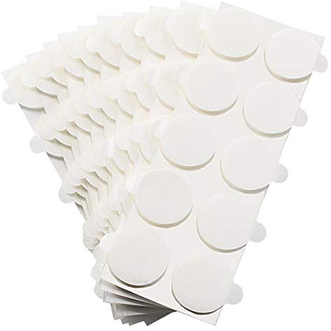 KLEBESHOP24 SCHAUMKLEBEPUNKTE DOPPELSEITIG | Stark klebend | 1 mm Dicke | Aus PE-Schaum | Durchmesser & Verpackungseinheit wählbar / 20 mm 100 Stück