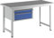 ANKE | Werkbank | Gestellbauweise Serie V | 2 Schubladen | Breite 1500 mm | Universalplatte
