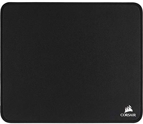 Corsair MM350 Champion Alfombrilla para juegos de tela antidesgaste premium, Tamaño Medio, Negro