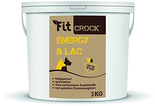 cdVet Fit-Crock Hundefutter trocken Energy & Lac 3 kg, getreidefrei