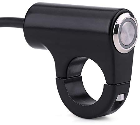 Motorrad Lenker Steuerung Schalter, 22mm Lenkerhalterung EIN/AUS Druckknopf für Scheinwerfer Bremslicht Nebelscheinwerfer, Model A