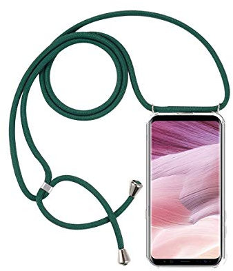 Étui Silicone Coque pour Samsung Galaxy A40 Cordon Tour De Cou Telephone Case - Housse pour Smartphone Lanyard Case Holder - Cordon Collier Dragonne Telephone Portable Coque, Lanyard Réglable