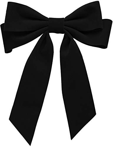 SUKOKOLA N1H0 Bow Hair clip black, Acrylic