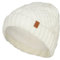 mh michael heinen Damen Strickmütze, Beanie, Fleece Fütterung, schnell trocknend, dehnbar, OneSize Weiss OS