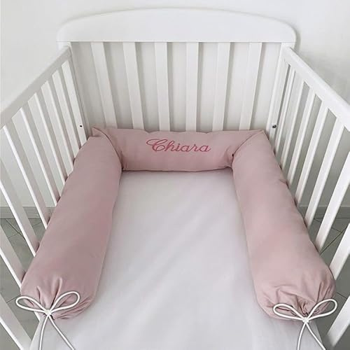 Cieffepi Home Collections Verkleinerer für Wiege, personalisierbar, abnehmbarer Bezug, erhältlich in 11 Farbvarianten, Bettwäsche für Wiegen und Kinderbetten (Zucker)