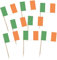 50 Stück Irish Irland Eire Sandwich Flaggen Essen Cup Kuchen Cocktail Sticks Picks Party Supplies St Patric's Day Thema