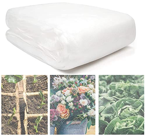 Filet de Protection des légumes,Filet de Anti Insectes/Oiseaux Moustique en Potager,1x8m Filet D'anti-Insectes en Maille Tunnel Filet,pour Protection Plantes,Graines,Fleurs et Fruits