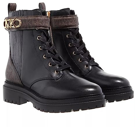 Michael Kors 40F2PKFE5L-007 Parker Ankle Bootie Donna, Black/Brown EU 39.5