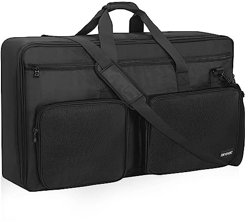 IBVIVIC Pioneer Tasche für Pioneer DJ-400, Schutzhülle für Pioneer Controller mit Schultergurten, kompatibel mit DDJ 400/ DDJ-RB/DDJ-SB/DDJ DJ Lite-SB2 SB3 von Pioneer DJ (schwarz), Schwarz , XL-77.5