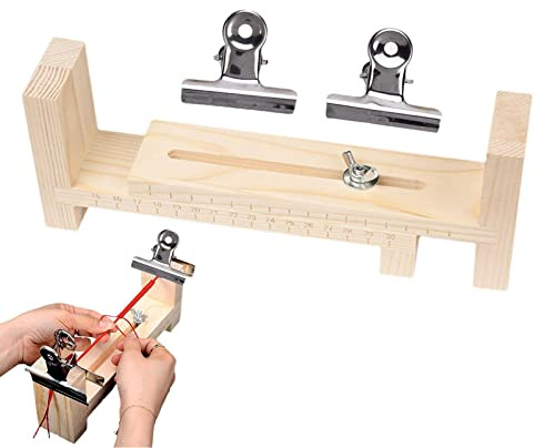 PW TOOLS Armband Hersteller, Jig Armband Hersteller Set, Paracord Jig Bracelet Kit mit 2 Klemmen, Einstellbare Länge Paracord Bracelet Maker Kit, DIT Armband Strickwerkzeug