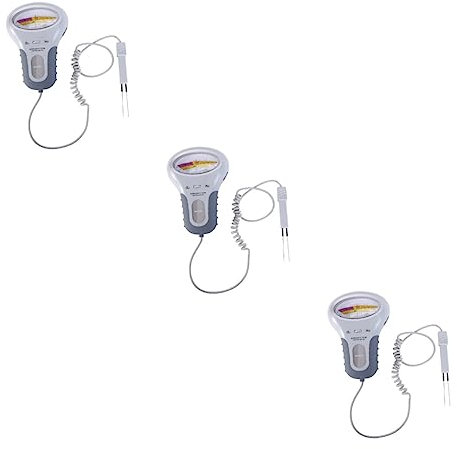 GANAZONO 3st Wasserqualitätstester Wasser Chlor Tester Digitaler Wassertester Digitaler Bodentester Wasserzähler Ph-meter Für Schwimmbäder Pool-chlor-tester Bausätze Sensor Elektrisch Weiß