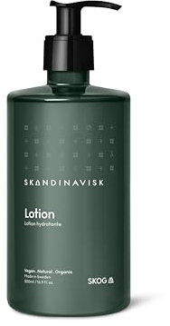 Skandinavisk SKOG 'Wald' Hand- und Körperlotion, Duftnoten: Kiefernnadeln und Tannenzapfen, Birkensaft und Maiglöckchen, 500 ml.