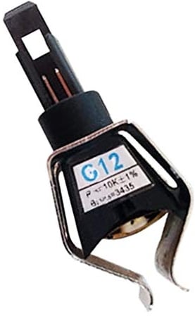 G12 10K Wandkesselrohr-Clip-Typ Temperaturfühler Schalter Heizung Ofen Zubehör Luftfeuchtigkeitsmesser Innenthermometer Luftfeuchtigkeitsmesser Stift Barometer Raumthermometer Wetterthermometer