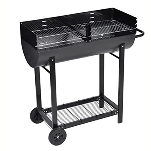LAPOOH Holzkohlegrill, Kohlegrill, BBQ Grill, Griller, Smoker Grill, Grillwagen, Holzgrill, Grills & Smoker, Barbecue, Dakota