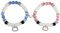 UEAVOID 2pcs Magnetische Paare Armbänder, Matching Armbänder für Paare beste Freunde, Fernbeziehung Armband, Mode-Schmuck Geschenke für Valentinstag und Muttertag