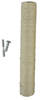 Love Story, Poteau de Rechange Arbre à Chat Petit Modèle D4,5 x H.30 cm Sisal Vis Incluses