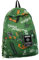 Amagogo Graffiti-Rucksack, Cartoon-Muster, Rucksack, Schultasche für Damen, Herren, Jungen, Camping, GrÜn