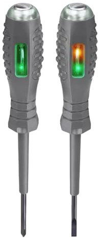 2-in-1 High Torque Strong Magnetic Screwdriver Electricity Detector | 2-PC Electric Non-Conta-ct Voltage Tester Pen | Light Up Electric Test Screwdriver | Current Powers Circuit Live Wire Tester