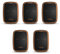 Télécommande universelle WHY EVO NOA à 4 boutons - Programmable code fixe ou code tournant - Fréquences 433 ou 868 mhz - Pour portails et porte de garage (Tabac Sauvage Lot de 5 télécommandes)