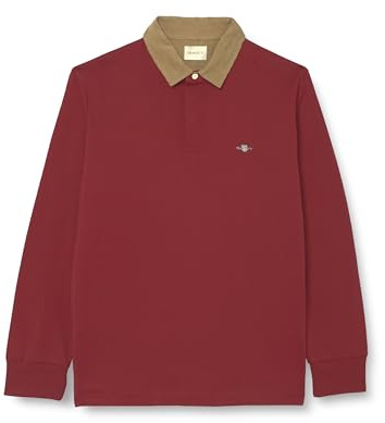 GANT Herren Cord Collar Heavy Rugger Polohemd