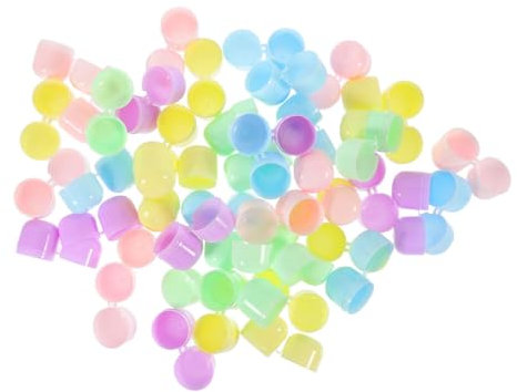 SOLUSTRE 100St Gacha-Ball Ersatz lose Perlen Keksdosen Mini-Petroleumlampe Grußkartenboxen Überraschungskapseln Spielzeugkapseln leerer Ball für Party Kapseln für Spielzeugautomaten Plastik