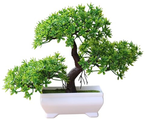Künstlicher Bonsai-Baum, realistischer Simulations-Bonsai-Baum, kleine dekorative Topfpflanze für den Heimbüro-Tisch