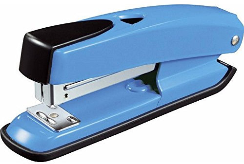 Q-Connect Half Strip Metal Stapler Blue (Staples up to 20 sheets of 80gsm paper) KF02149