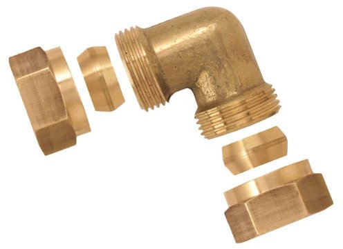 Boutté 3117625 Coude bicône laiton égal Tube Ø12