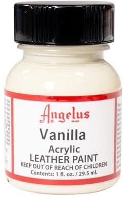 Angelus Acrylic Leather Paint-1 oz.-Vanilla by Angelus