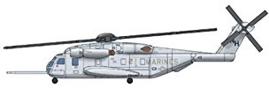 Trumpeter 1:700 - CH-53E Sea Stallion (3 pcs)