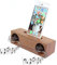 BETTERLE Amplificatore audio in legno, supporto per cellulare in legno naturale con amplificatore sonoro altoparlante fatto a mano in legno arte artigianale smartphone Stander Charge dock (Style-03)