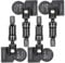 Electronicx 4X RDKS TPMS Reifendrucksensor Reifendrucksensoren Sensoren Metallventil Schwarz passend für Opel für Astra K (B-K), GTC, Volt ELR
