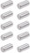 Yesallwas 10 tasselli da 10 mm x 18 mm, in acciaio inox 304, elementi di fissaggio in metallo utilizzati in posizione precisa (10 mm x 18 mm, 10 pezzi)