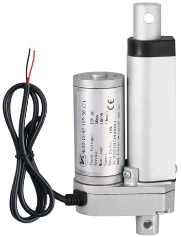 EYPINS Linearantrieb Linearmotor 12V, 1000N 50mm Hub max Linearantrieb, Toröffner Verstellantrieb Linear Actuator Motor Lineartechnik-Aktuatoren für Elektrisch Motor Auto Möbel Lifting Sofa (14mm/s)