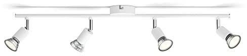 Philips Foco LED Limbali Integrado, 4 Puntos de Luz, 50W, Blanco
