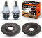 Mtanlo Candela per NGK BPMR7A L7T per Motoseghe e Tosaerba Stihl e Husqvarna, Candela Universale con Rondelle per Stihl FS120 (4 Pezzi)