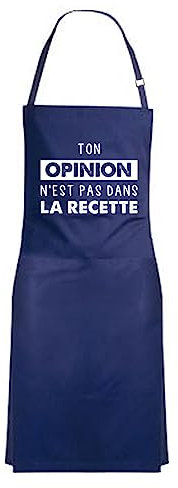 Tablier de Cuisine drôle et Insolite | Taille Unique Ajustable pour Hommes et Femmes | Idée Cadeau Originale et décalée | Qualité Premium | Tissus résistant et Lavable en Machine | OriginalCup®
