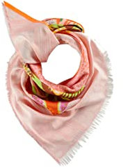 Dreieckstuch mit gepatchtem Animal-Print aus Organic Cotton