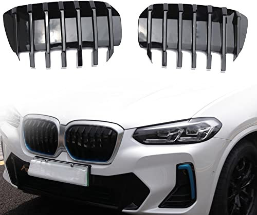 DMORJ Auto Front Nierengrill Racing Grills Für BMW IX3 2022 Multicolor Style Auto Frontstoßstange Kühlergitter