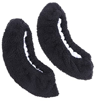 VANZACK Kinder Eislaufen Elastisch Weich Wasser Absorbierend Hockey Eiskunstlauf Schlittschuhe Schwarz XXL Paar