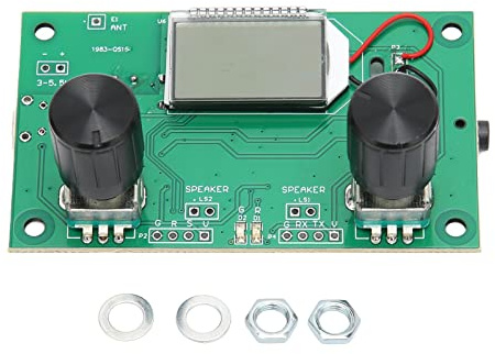 Pilipane FM-Empfängermodul,Digitaler FM-Empfänger, Einstellbare Frequenz, Musik-Player, Digitales FM-Radio-Empfängermodul