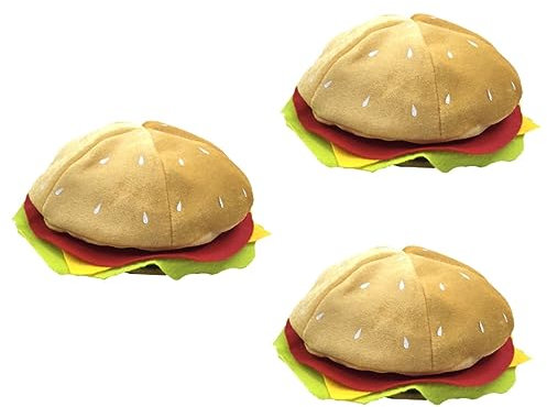 Gadpiparty 3stücke Adorable Lustiger Hamburger- Für Kreative Kostüme Für Mottopartys Und Fotoshootings Stylisch Und Komfortabel