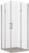 OLIMPO DOCCE - Box doccia 2 lati a soffietto trasparente senza profili 6mm h195 anticalcare REA - 65x100