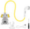 VAVPUP Alcachofa de ducha para bañera de bebé, bomba de agua de elefante controlable de forma segura e inteligente, ajustable, cabezal de ducha para juguetes de baño de bebé, cabezal de ducha de