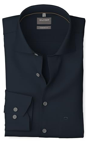 OLYMP Herren Oberhemd Langarm Luxor,Jacquard,466 Comfort Fit 20,13 New Kent