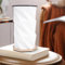 Pyhodi Origami Art Nacht Nachttisch Lampe Batteriebetriebene Touchlampe Nachtleuchte, 3D -Druck Neuheit Rotierbare Faltbare Papierlaterne für Home Office Schlafzimmer Wohnzimmer