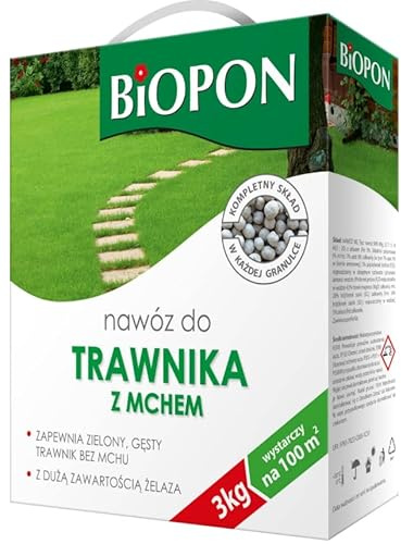 Rasendünger Moosverdränger Gegen Moos Gesunder Rasen Dünger Mit Eisen 100m2 3kg