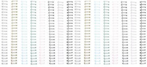 Vaessen Creative Drahtbindekämme Regenbogenfarben Mix – 16 St. Metall Binderinge 30,5 cm x 16 mm und 2:1 - für das Bind Easy Bindegerät – Selbstgemachter Notizbücher, Planer, Journals und Alben